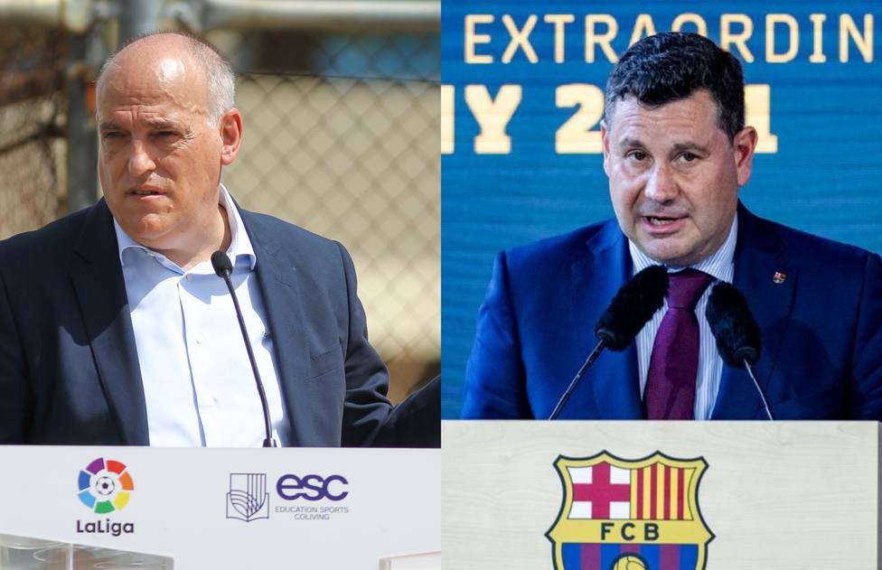 Tebas pide a Romeu que deje de construir relatos manipulados sobre la situación del FC Barcelona