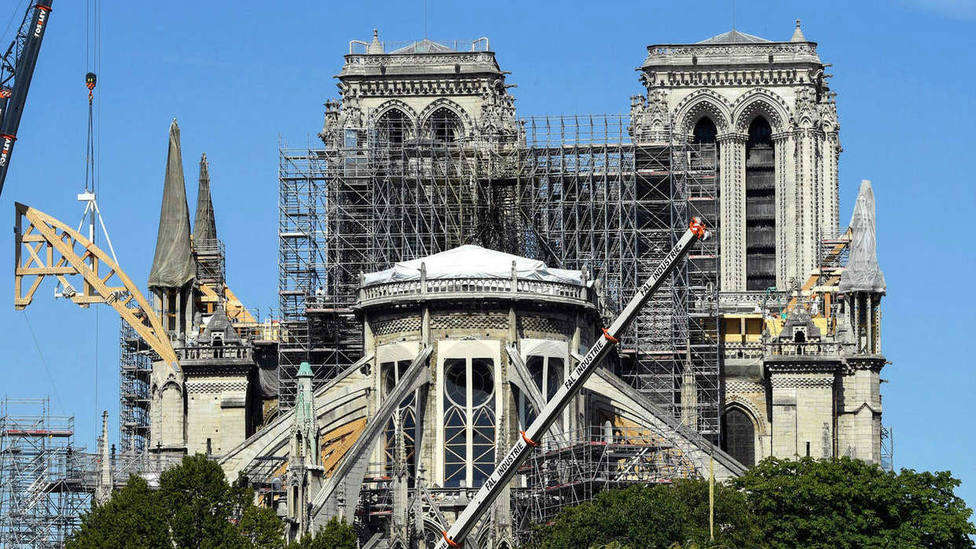 Notre Dame tres años después del incendio