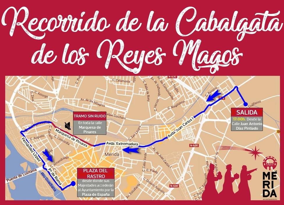 Cabalgata de Mérida: novedades y recorrido