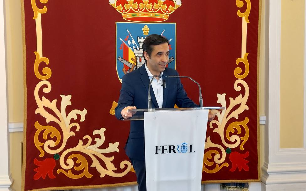 José Manuel Rey Varela este lunes en rueda de prensa - FOTO: Concello de Ferrol