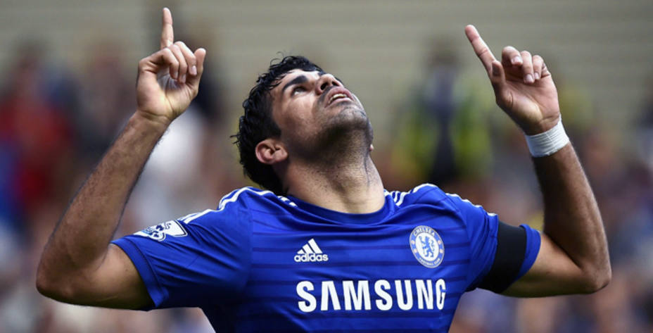 Diego Costa, delantero del Chelsea. REUTERS