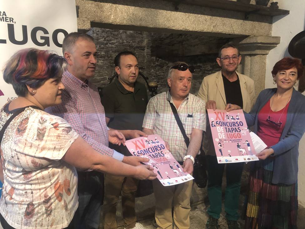 Foto de familia del XV Concurso de Tapas de Lugo, celebrado en 2019