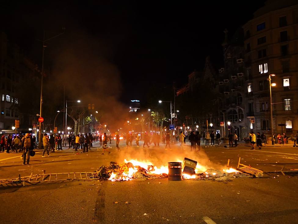 Las protestas por la sentencia dejaron ayer 125 heridos en Cataluña