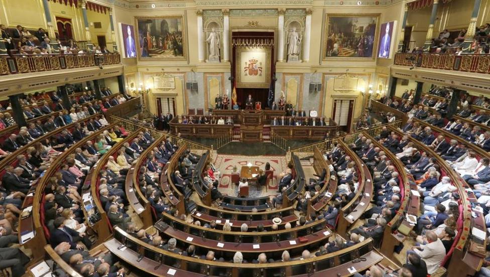Imagen del Congreso de los Diputados en una sesión.