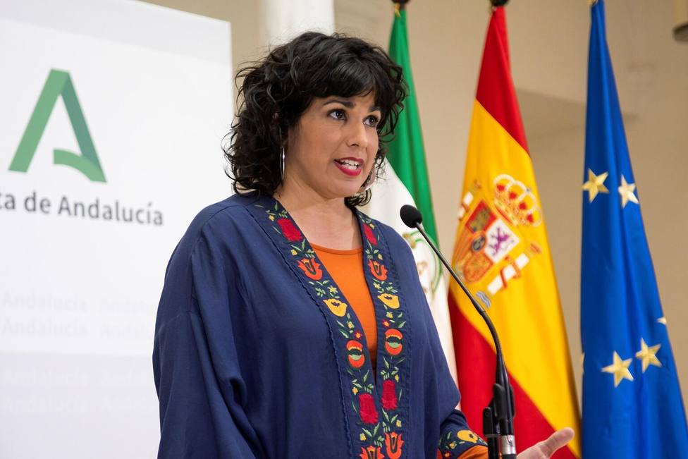 Teresa Rodriguez critica la situacion del campo andaluz