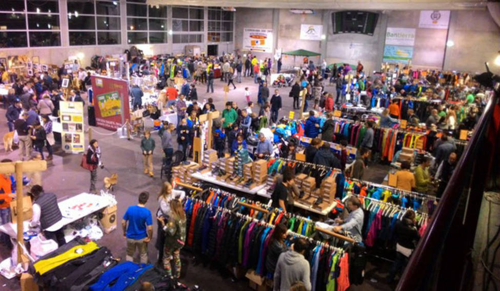 Feria stock Sallent, foto de archivo