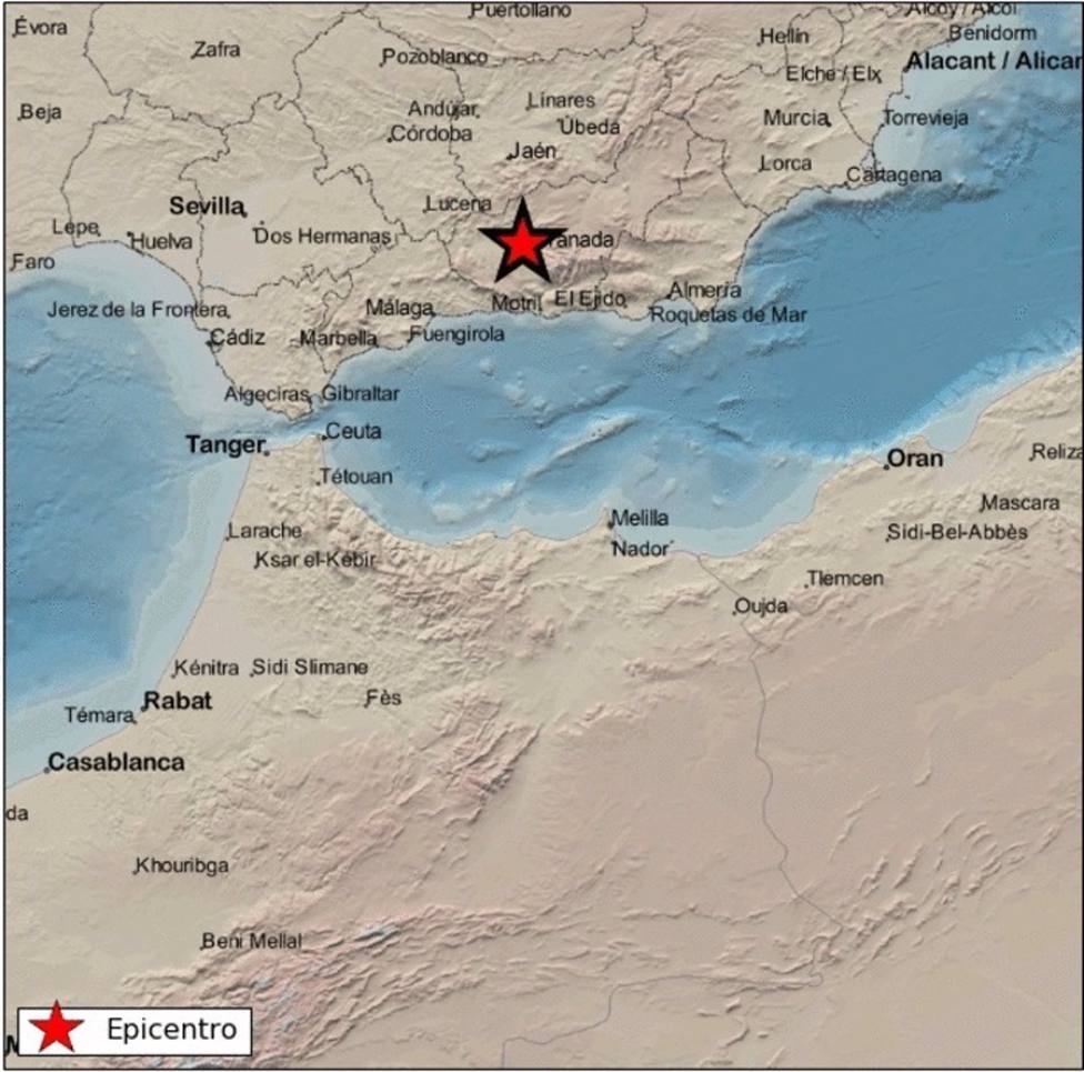 Granada.- La serie sÃ­smica suma cinco terremotos de baja magnitud durante el fin de semana tras el de 3,1 de GÃ³jar