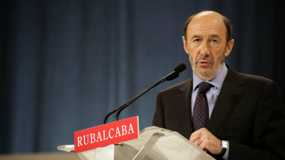 Alfredo Pérez Rubalcaba en una imagen de archivo. PSOE