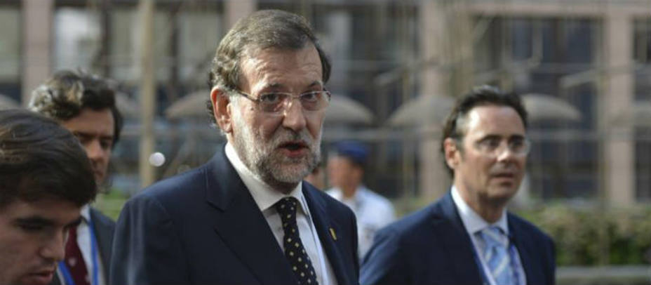 Mariano Rajoy a su llegada a la cumbre en Bruselas. EFE