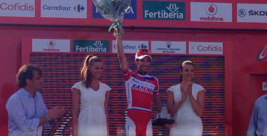 Dani Moreno, ganador de la cuarta etapa de la Vuelta a España