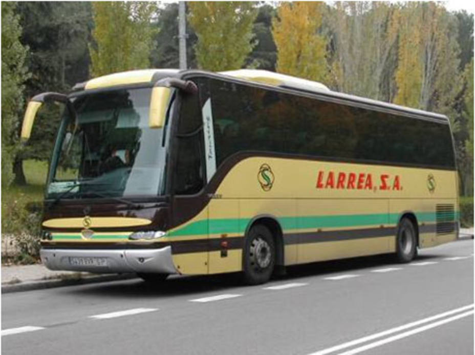 Larrea no opera una línea directa a Madrid desde Alpedrete (Fuente: Avanzabus)