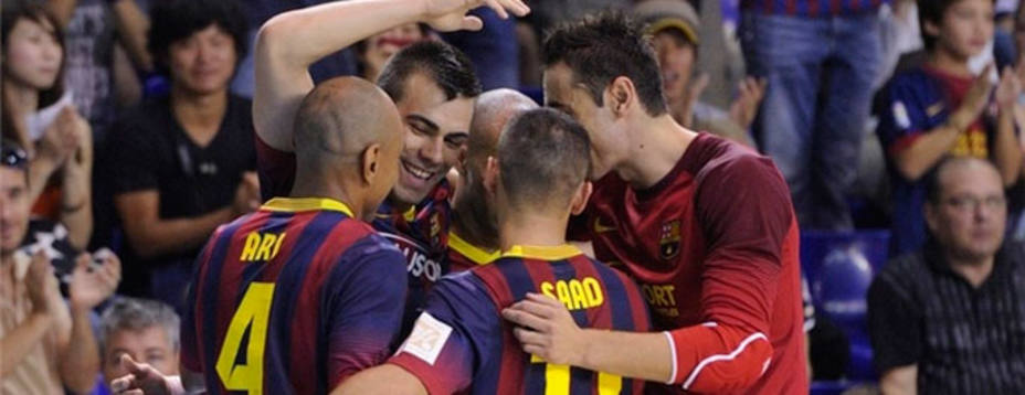 El Barça Alusport logró la remontada en el último minuto. FOTO: LNFS
