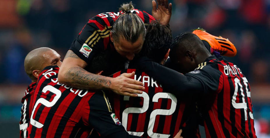 El Milan respira tras ganar al Atalanta. REUTERS