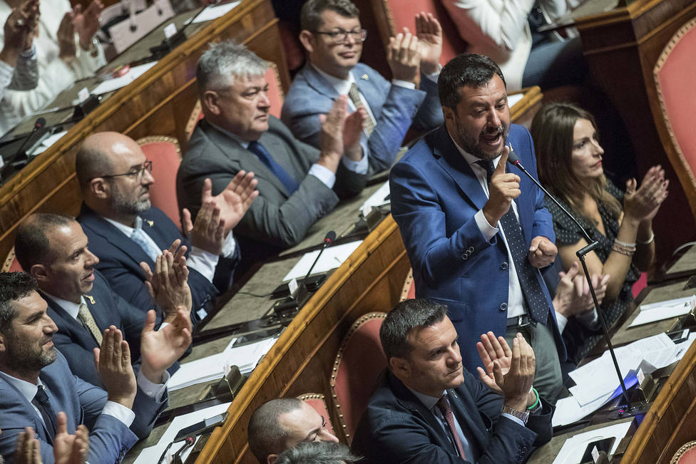 Salvini descarta hacer de la moción un mercado y afirma que ya ha ofrecido al M5S lo que pide