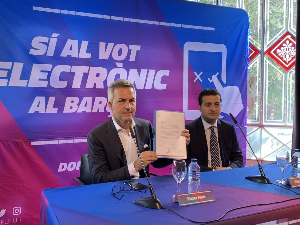 El Barça incluye la propuesta del voto electrónico de Víctor Font en la Asamblea