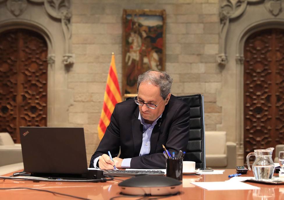 Torra pide que Barcelona y la zona metropolitana pasen a la fase 0,5