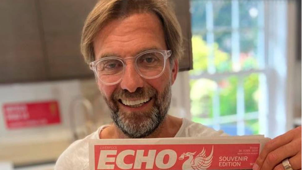 Klopp ha escrito una carta abierta en Liverpool Echo tras ganar la Premier League | FOTO: Liverpool Echo
