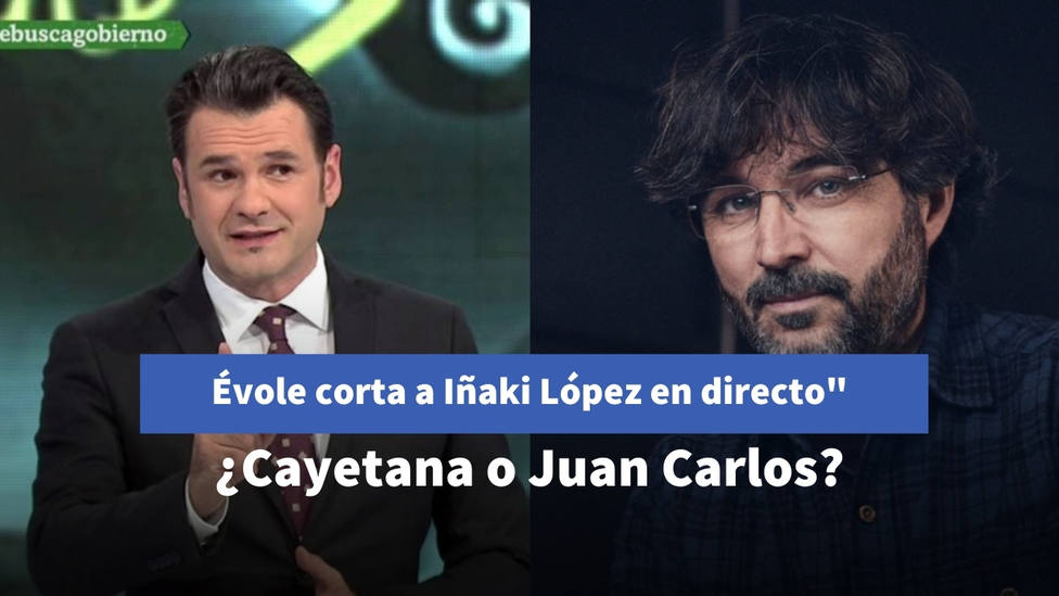 El inesperado corte de Jordi Évole a Iñaki López en directo tras preguntarle por Cayetana Álvarez de Toledo