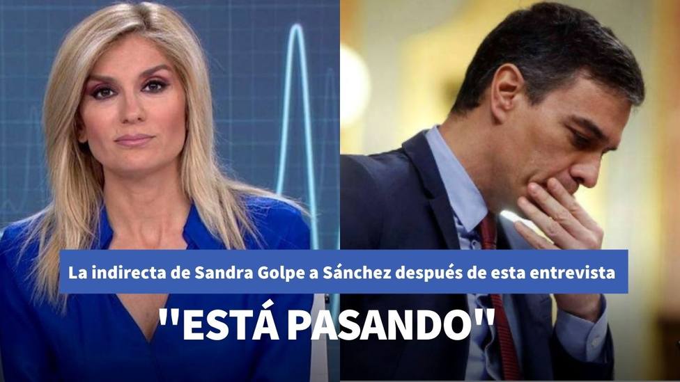La indirecta de Sandra Golpe a Sánchez después de ver a un empresario arruinado por la pandemia