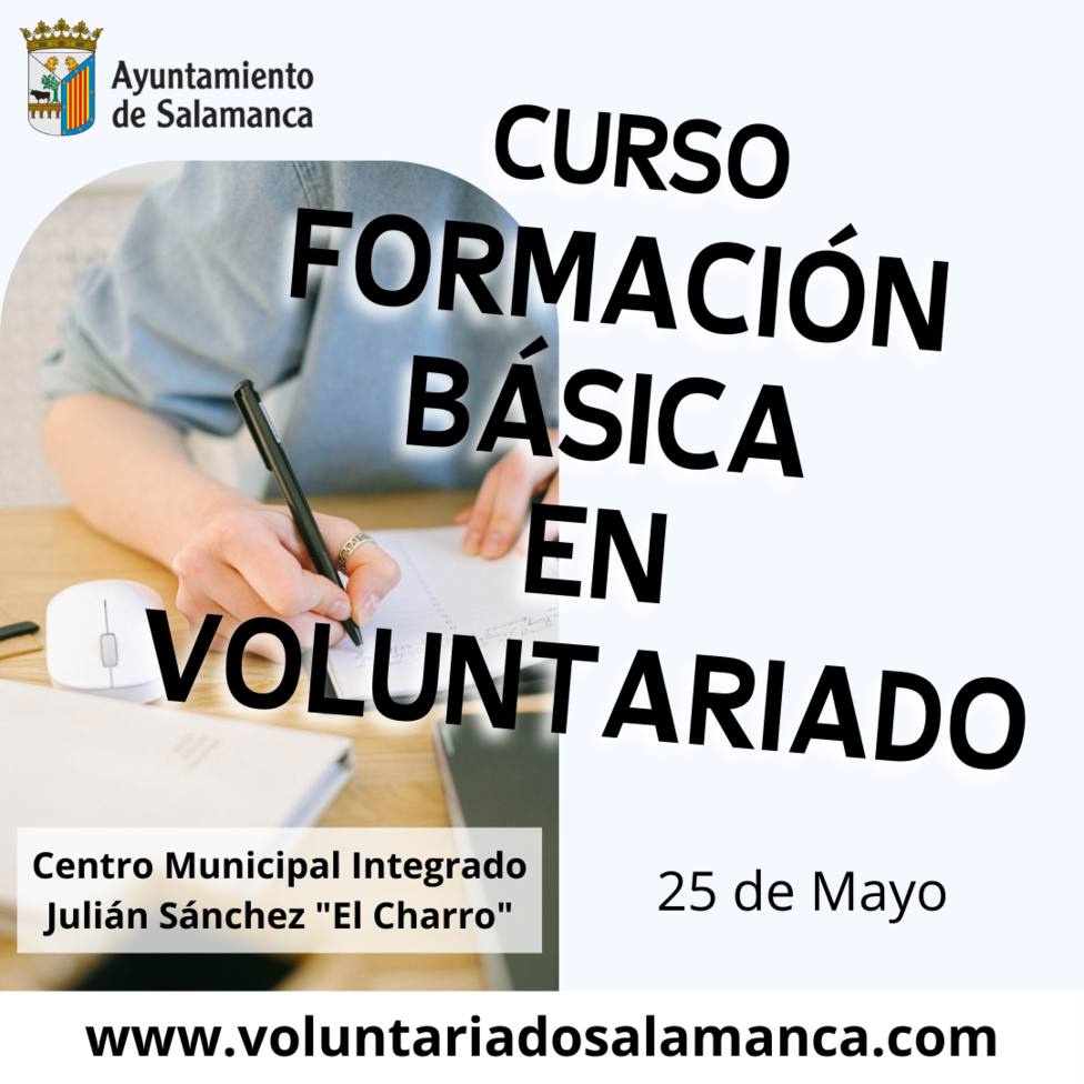 Nuevo curso de formación en voluntariado en el Ayuntamiento de Salamanca