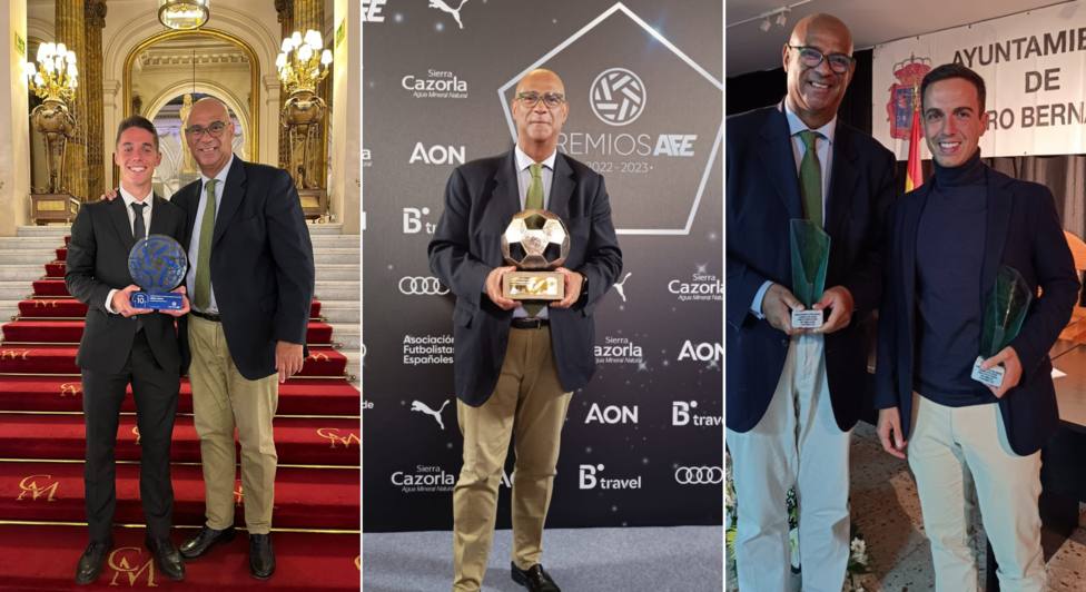Jorge Armenteros recoge los premios otorgados a Pepe Domingo Castaño