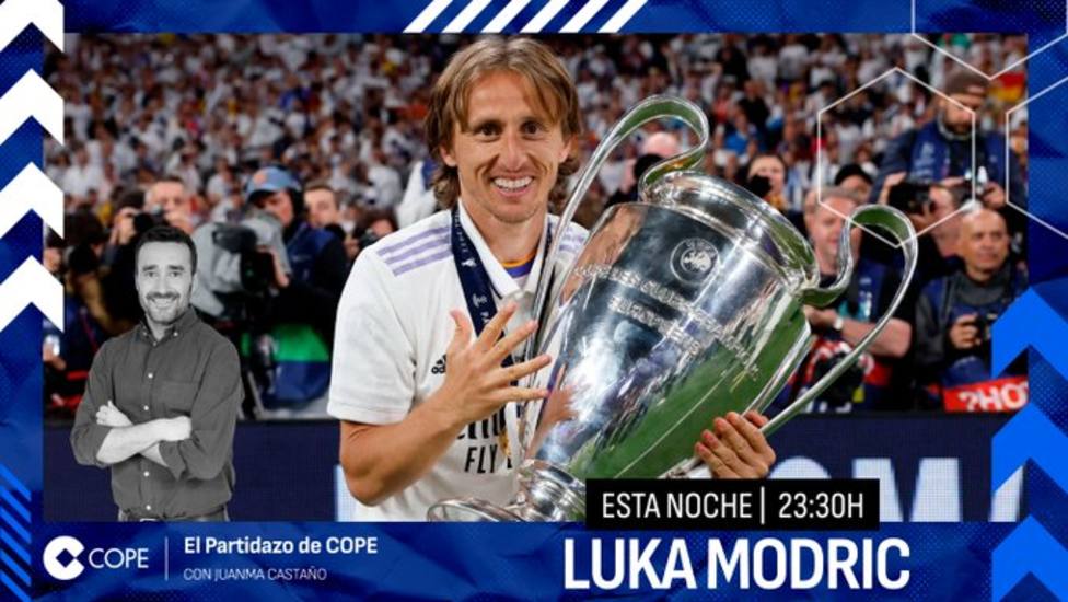 Modric estará con Juanma Castaño en El Partidazo de COPE a cinco días de la final de la Champions
