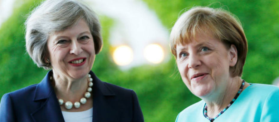Theresa May ha visitado Alemania y Francia. Reuters