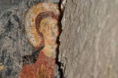 Descubierto en Roma un sorprendente fresco medieval oculto durante 900 años