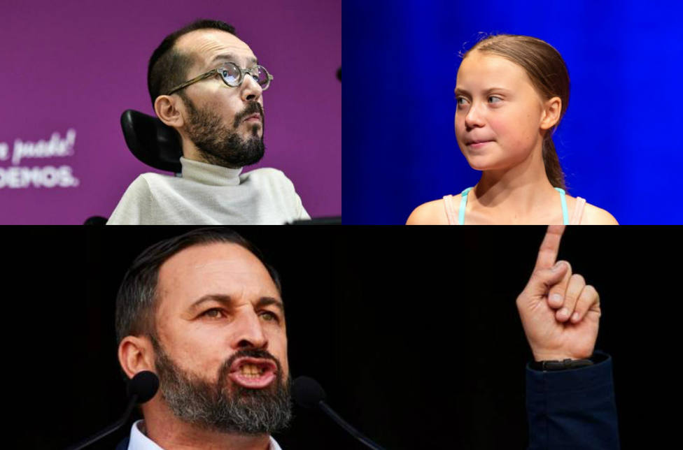 Echenique, Colau e Irene Montero alaban a Greta Thunberg y Vox la define de forma contundente