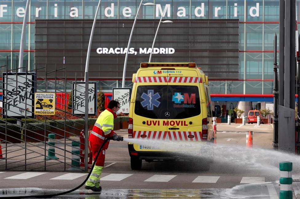 Madrid registra 310 muertos más y eleva total a 3.392, el 45,6 % de España