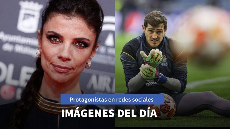 Imágenes del día: Iker Casillas cuelga las botas y Maribel Verdú comienza proyecto con abrigo puesto