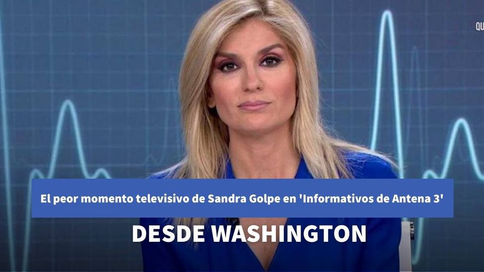 El peor momento de Sandra Golpe en ‘Antena 3 Noticias’ que puede marcar su carrera en televisión