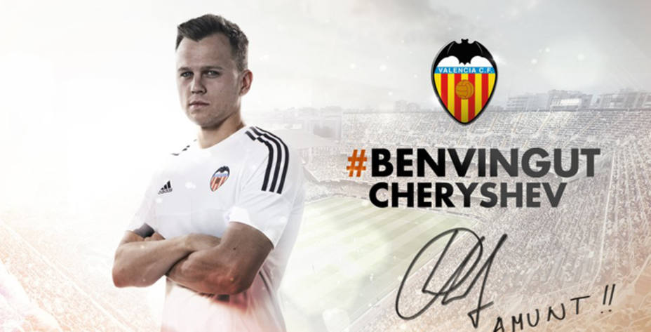 Denis Cheryshev se va cedido al Valencia. (FOTO - @valenciacf)