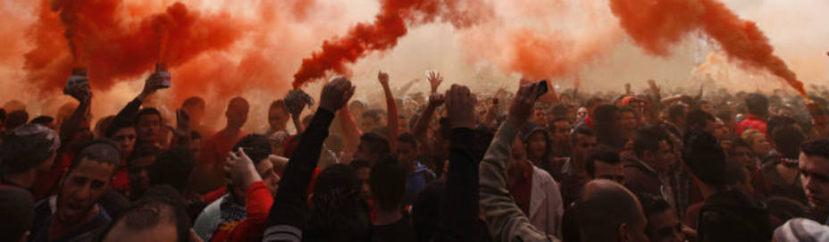 Enfrentamientos en Port Said tras conocer la sentencia. REUTERS
