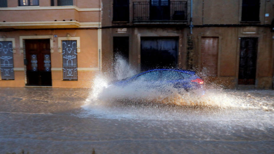 La lluvia en Valencia