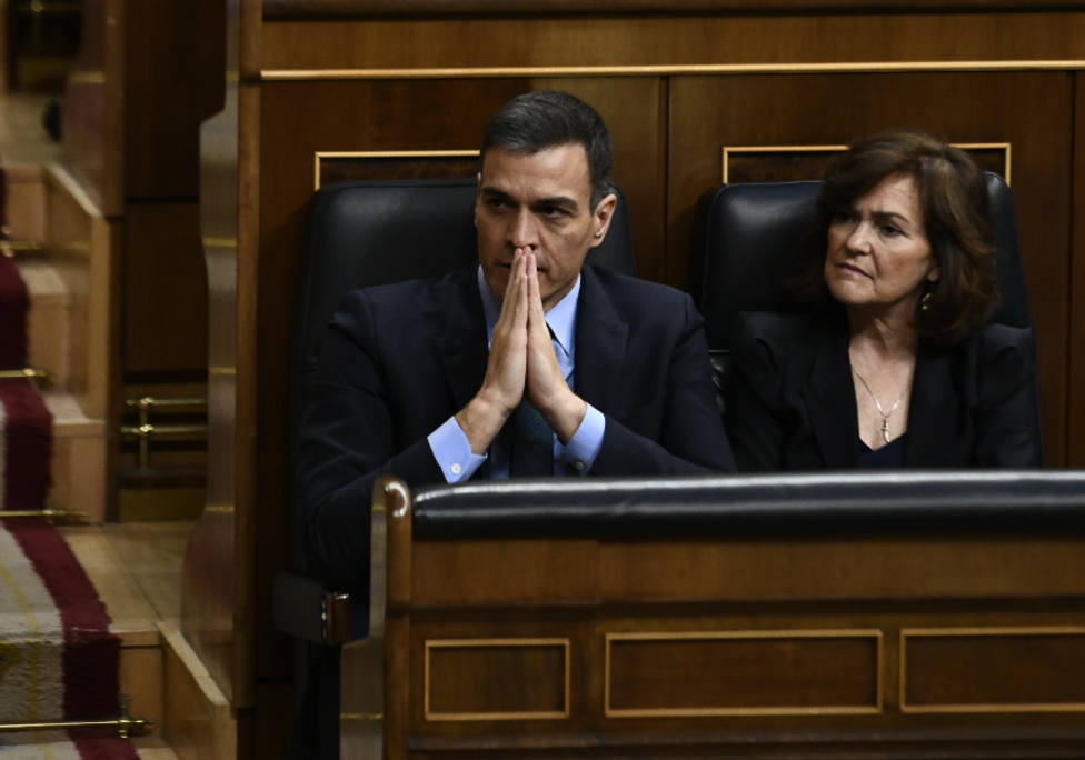 Sánchez contestará mañana en el Congreso a preguntas de PP, Ciudadanos y Podemos sobre sus ocho meses de gestión