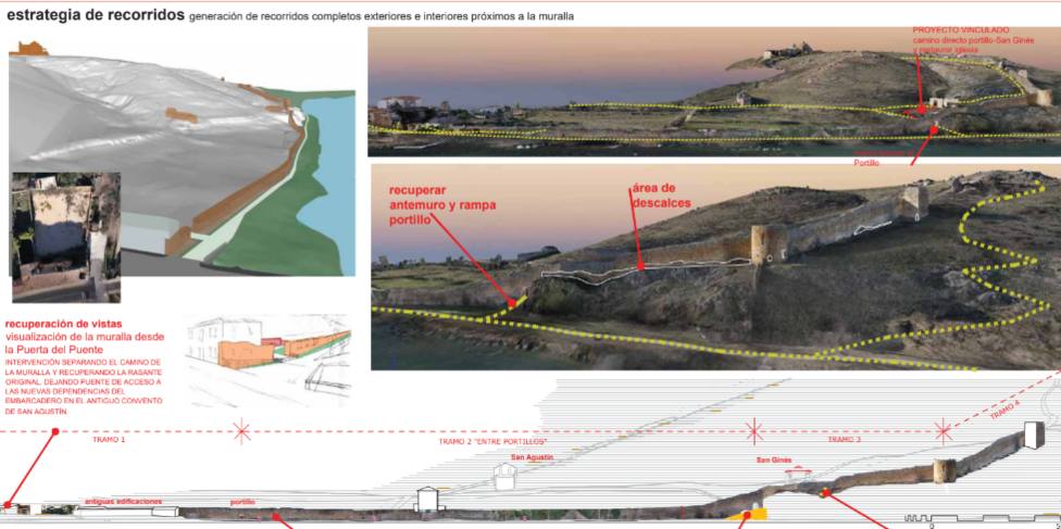 Proyecto de rehabilitación del paño de muralla de Soria
