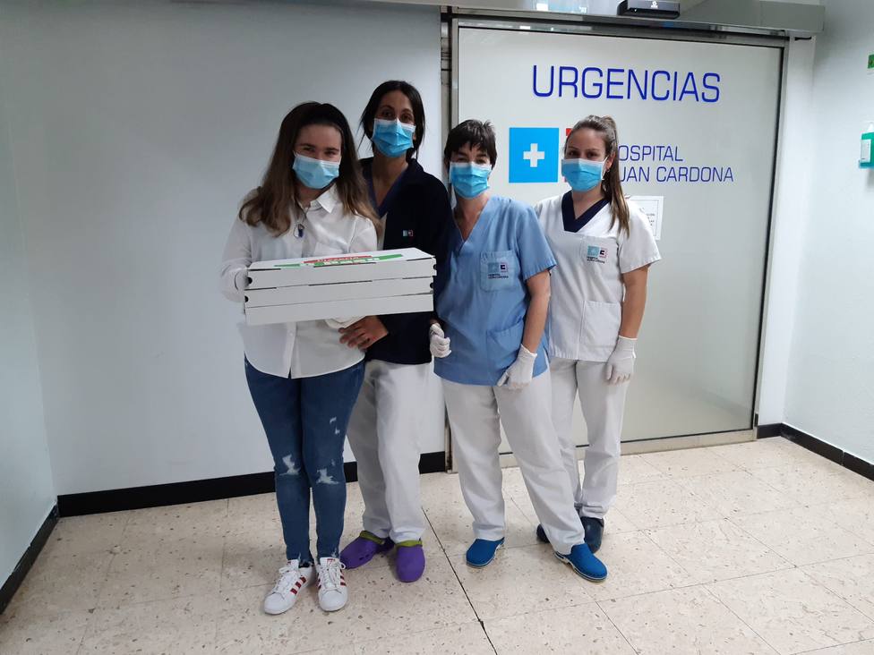 Personal de urgencias en el Hospital Juan Cardona - FOTO: Cedida