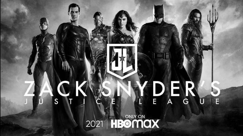 Poster oficial par el estreno de la versión de Zack Snyder de Liga de la justicia en HBO Max