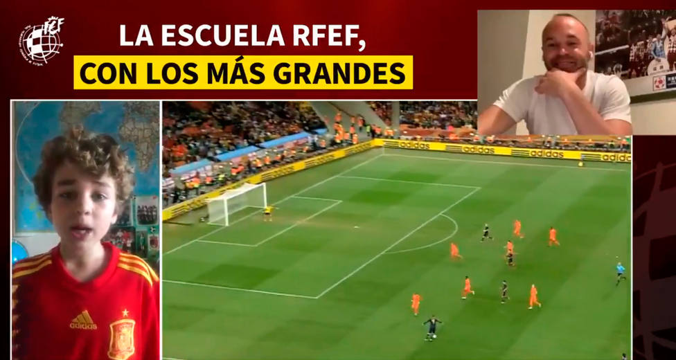 Luis Enrique, Iniesta y Vilda piden a niños no perder ilusión por el fútbol