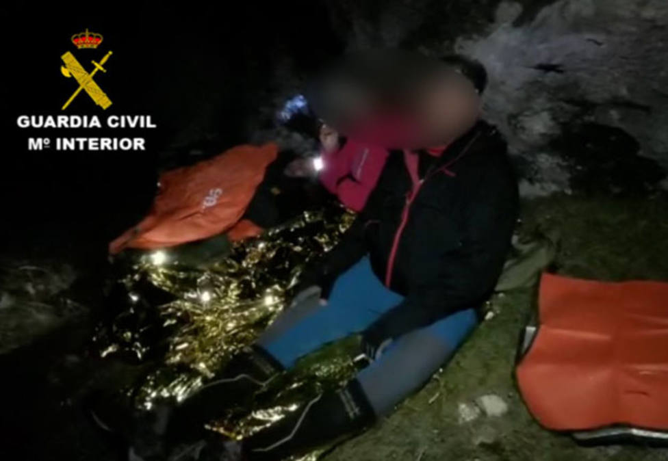La Guardia Civil rescata a dos montañeros en una zona de muy difícil acceso en el pico Espigüet