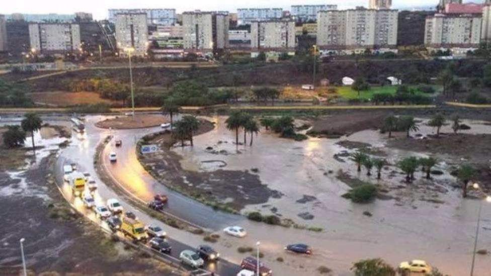 Inundaciones en Las Palmas de Gran Canaria