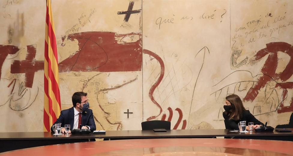 Aragonès y Budó se reúnen en el Parlament tras la crisis entre ERC y JxCat por las filtraciones