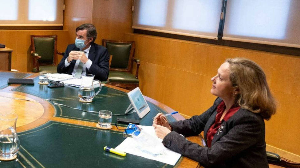 La Vicepresidenta Calviño participa en la reunión del Eurogrupo por videoconferencia