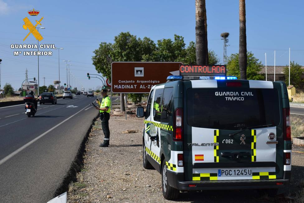 La Guardia Civil investiga a un conductor que circulaba a 237 km/h en la A-45 en Córdoba