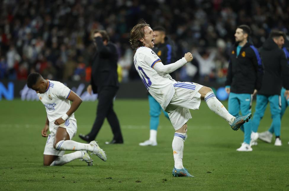 Luka Modric celebra el pase a semifinales (EFE)
