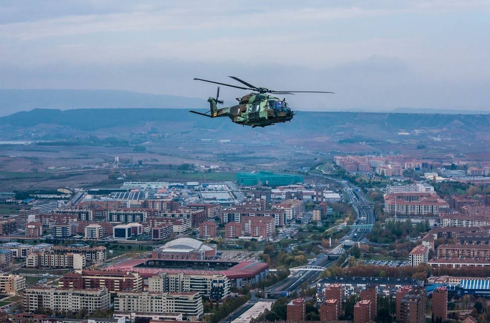 El Batallón de Helicópteros BHELMA III recibirá la Medalla de Oro de la Ciudad de Logroño