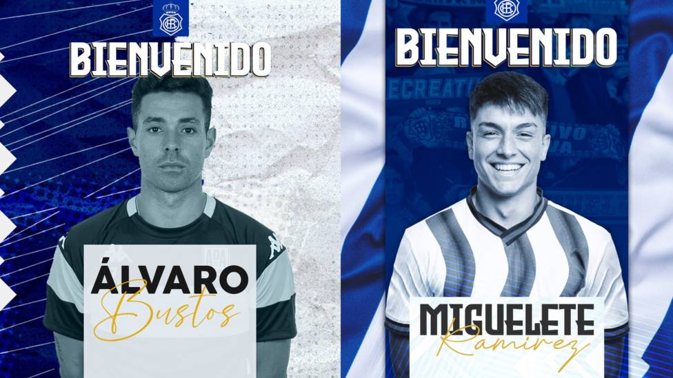 Miguele y Álvaro Bustos: quiénes son los nuevos jugadores del Recre