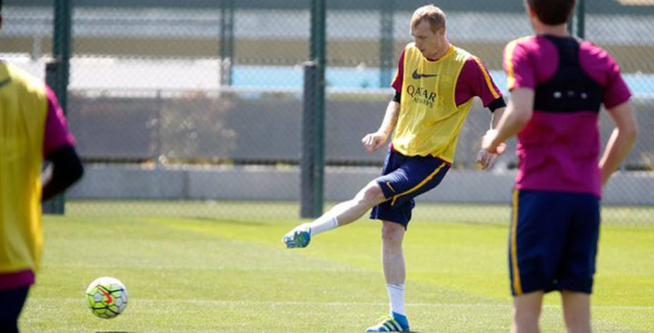 Mathieu estará disponible para los tres partidos que le quedan al Barcelona. Foto: FCB.