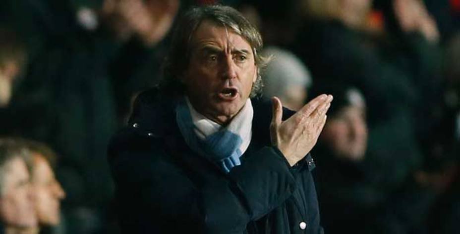 Roberto Mancini, entrenador del City (Reuters)